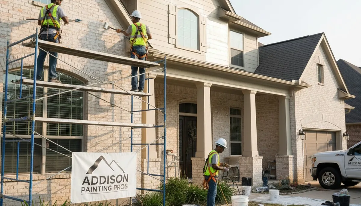 Dallas, TX painting contractor serving homes with professional interior and exterior painting services
