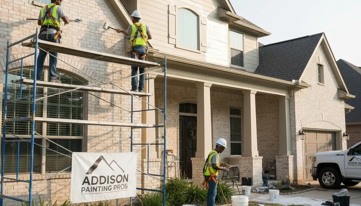 Dallas, TX painting contractor serving homes with professional interior and exterior painting services