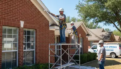 Dallas, TX painting contractor providing professional interior and exterior painting services