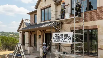 Dallas, TX painting contractor providing professional interior and exterior painting services