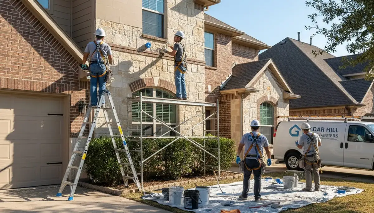 Dallas, TX painting contractor delivering professional interior and exterior house painting services