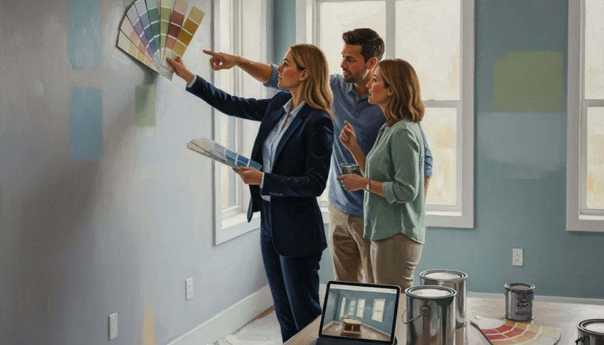 Dallas color consultation for painting services in Dallas, TX with expert shade selection guidance
