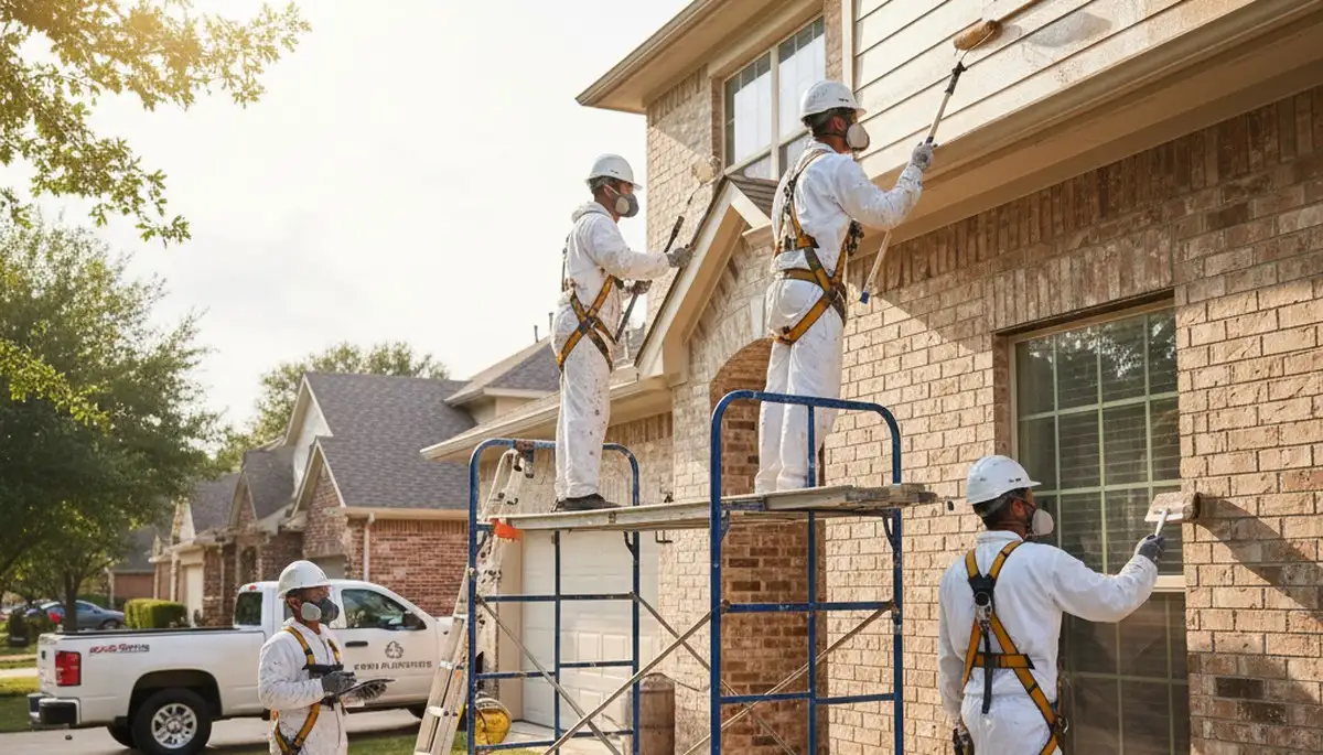 Dallas, TX painting contractor providing professional interior and exterior house painting services
