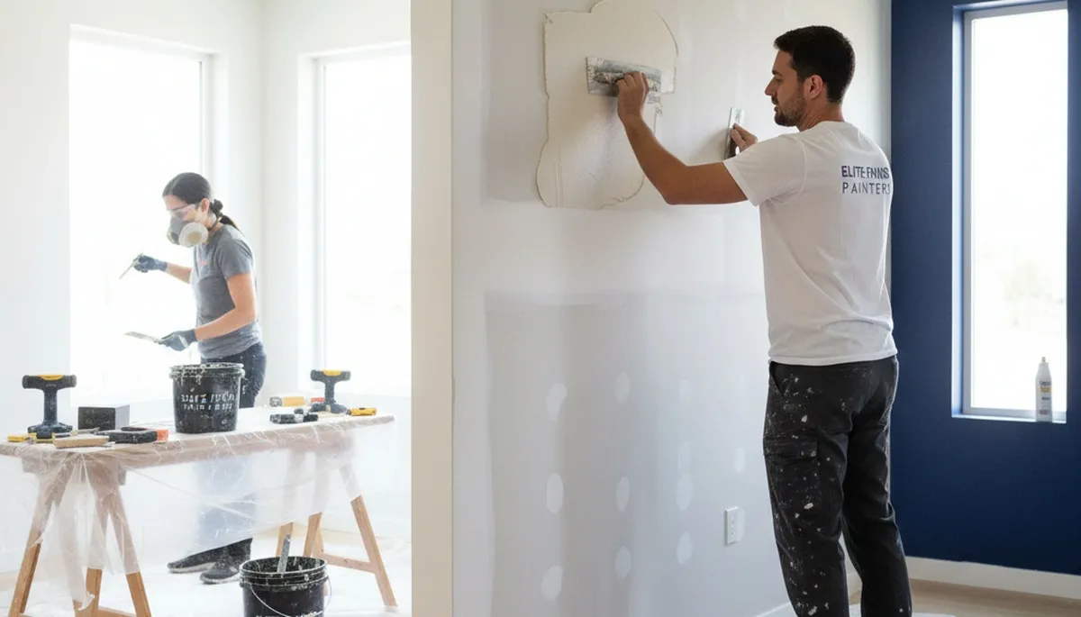 Dallas, TX drywall repair by Dallas Paint Pros for cracks, holes, and moisture damage
