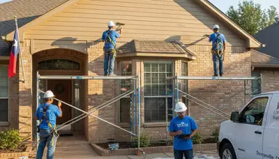 Dallas, TX painting contractor delivering professional interior and exterior painting services