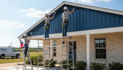 Dallas, TX painting contractor providing professional interior and exterior house painting services