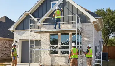 Dallas, TX painting contractor serving homes with professional interior and exterior painting services