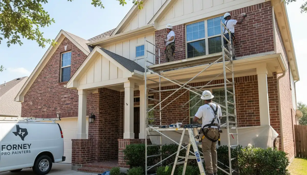 Dallas, TX painting contractor providing professional interior and exterior painting services