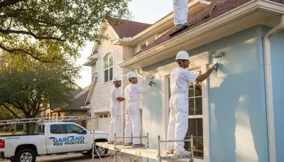 Dallas, TX painting contractor providing professional interior and exterior painting services