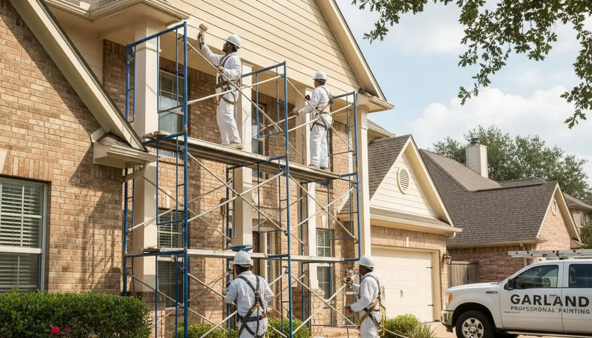 Dallas, TX painting contractor serving homes with professional interior and exterior painting services