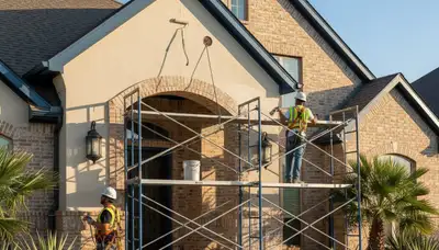 Dallas, TX painting service team providing professional interior and exterior house painting