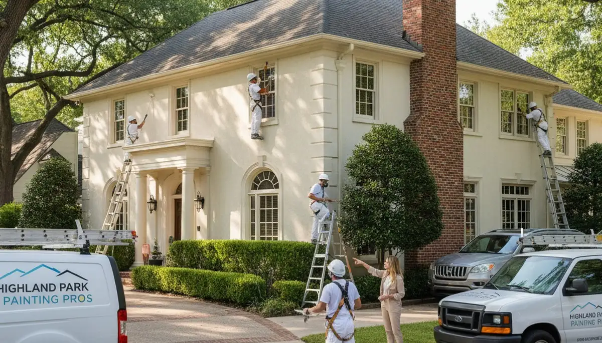 Dallas, TX painting contractor providing professional interior and exterior painting services