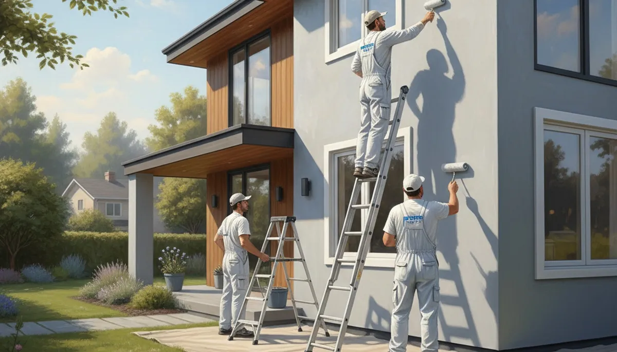 House painting service in Dallas, TX by local painters for weather-ready exterior home protection