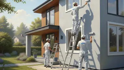 House painting service in Dallas, TX by local painters for weather-ready exterior home protection