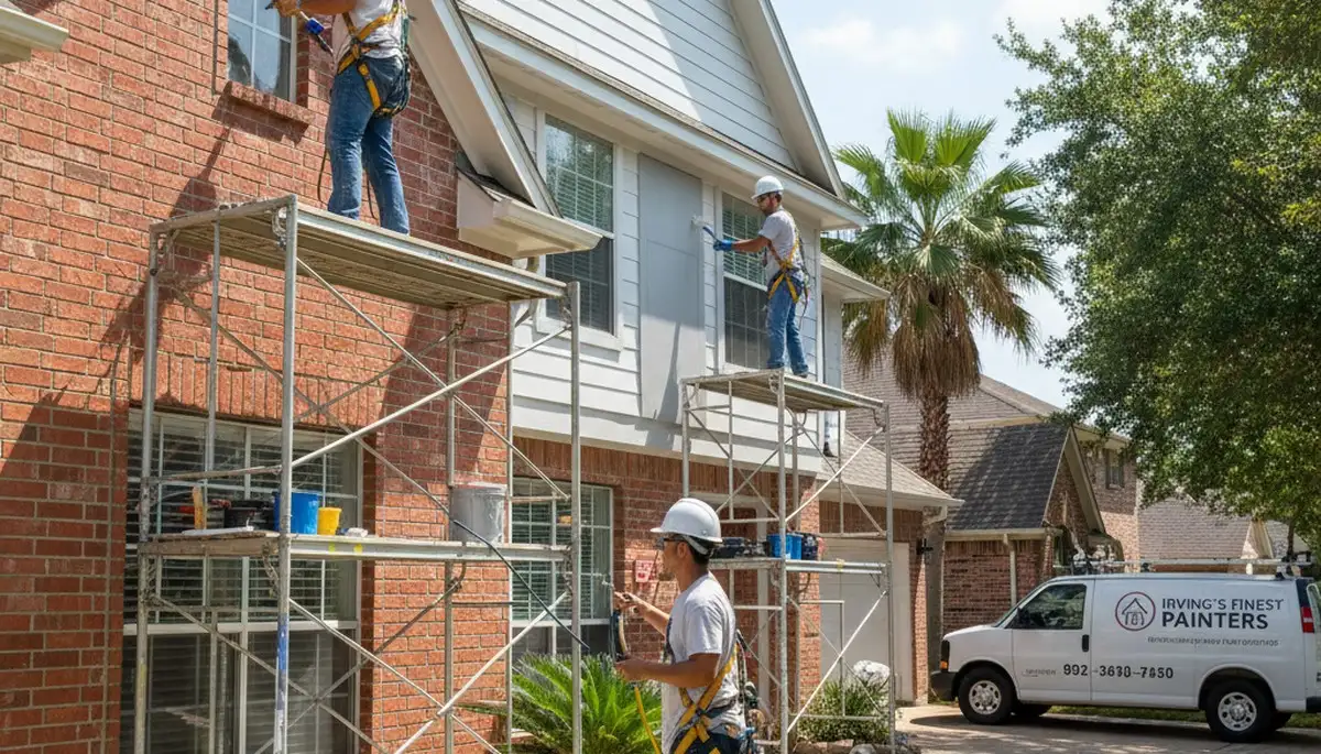Dallas, TX painting contractor providing professional interior and exterior painting services