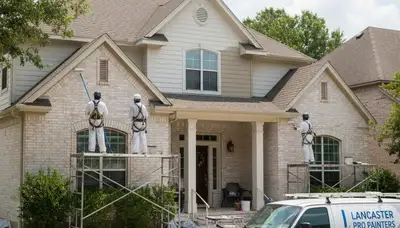 Dallas, TX painting contractor team providing professional interior and exterior painting services