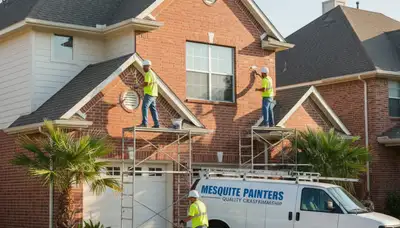 Dallas, TX painting contractor logo for interior and exterior house painting services