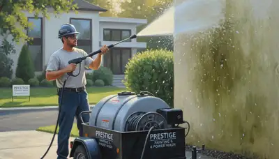 Dallas, TX pressure cleaning for driveways, siding, and fences by Dallas Paint Pros