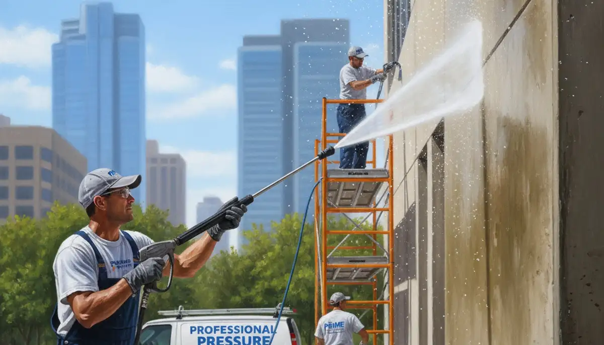 Dallas, TX pressure cleaning for driveways, siding, and fences by Dallas Paint Pros