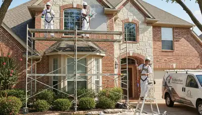 Dallas, TX painting contractor serving homes with professional interior and exterior painting services