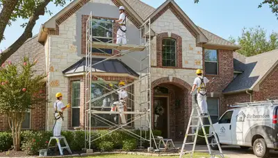 Dallas, TX painting contractor providing professional interior and exterior painting services
