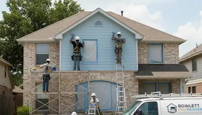 Painting contractor in Dallas, TX providing professional interior and exterior painting services