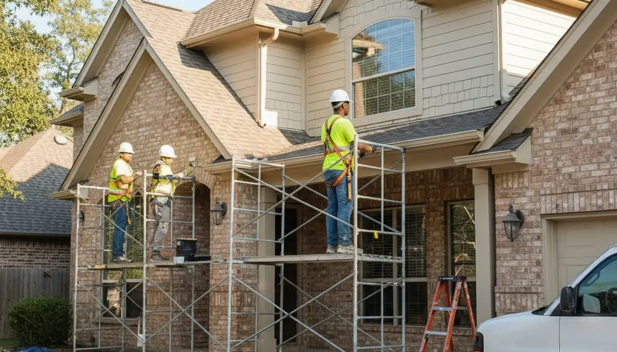 Dallas, TX painting contractor servicing homes with professional interior and exterior painting results