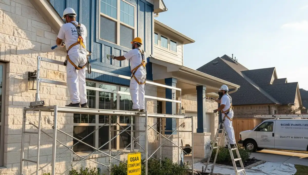 Dallas, TX painting contractor providing professional interior and exterior house painting services