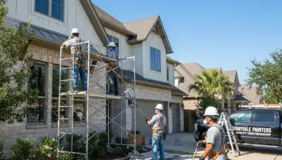 Dallas, TX painting contractor providing professional interior and exterior painting services