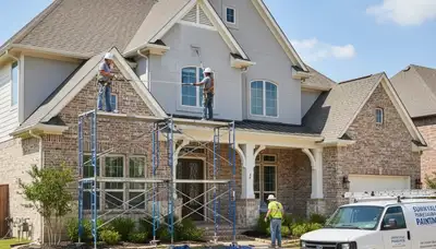 Dallas, TX painting contractor providing professional interior and exterior house painting services