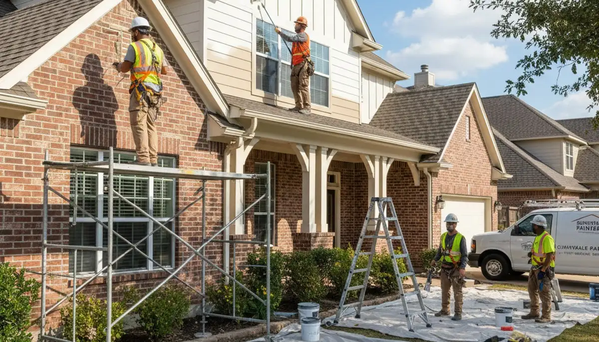 Dallas, TX painting contractor providing professional interior and exterior painting services