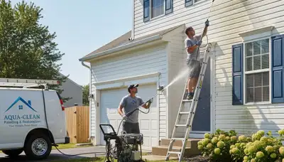 Vinyl siding pressure cleaning in Dallas, TX for mold, mildew, and grime removal