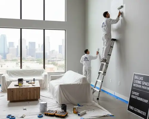 Interior painting services for Dallas, TX living spaces by DallastxPainter.com