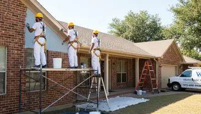 Dallas, TX painting company team providing professional interior and exterior painting services